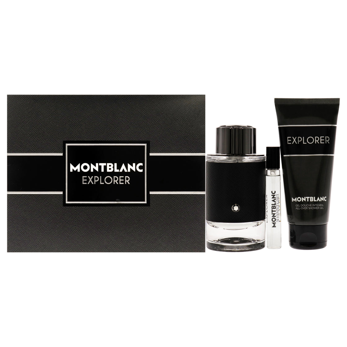 Explorer by Mont Blanc for Men - 3 Pc Gift Set 3.3oz EDP Spray, 7.5ml EDP Spray 3.3oz Shower Gel