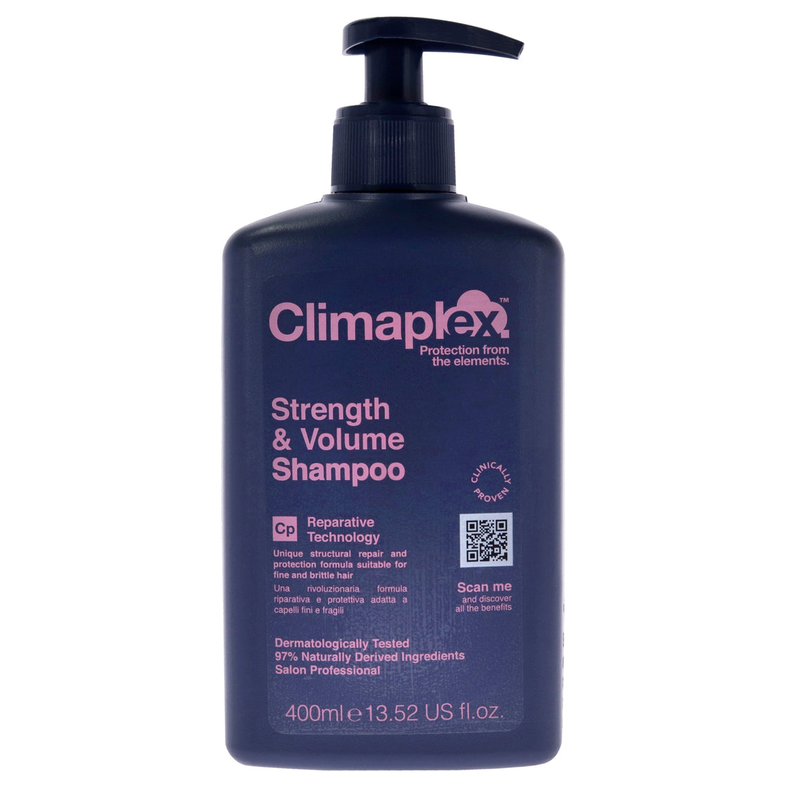 Strength and Volume Shampoo by Climaplex for Unisex - 13.52 oz Shampoo