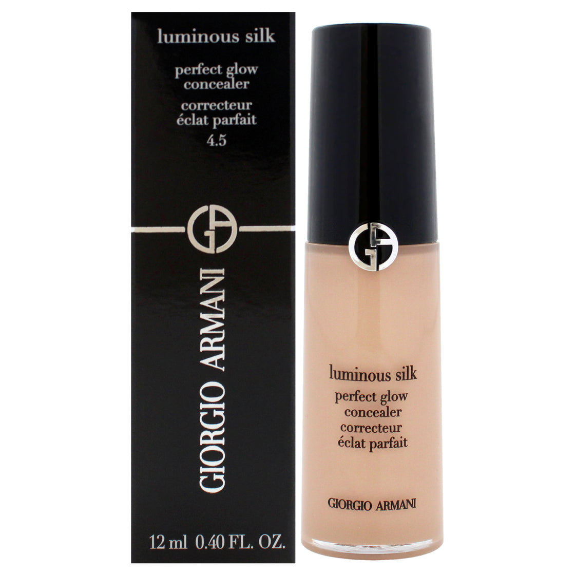 Luminous Silk Concealer - 4.5 Light to Medium Neutral by Giorgio Armani for Women - 0.40 oz Concealer