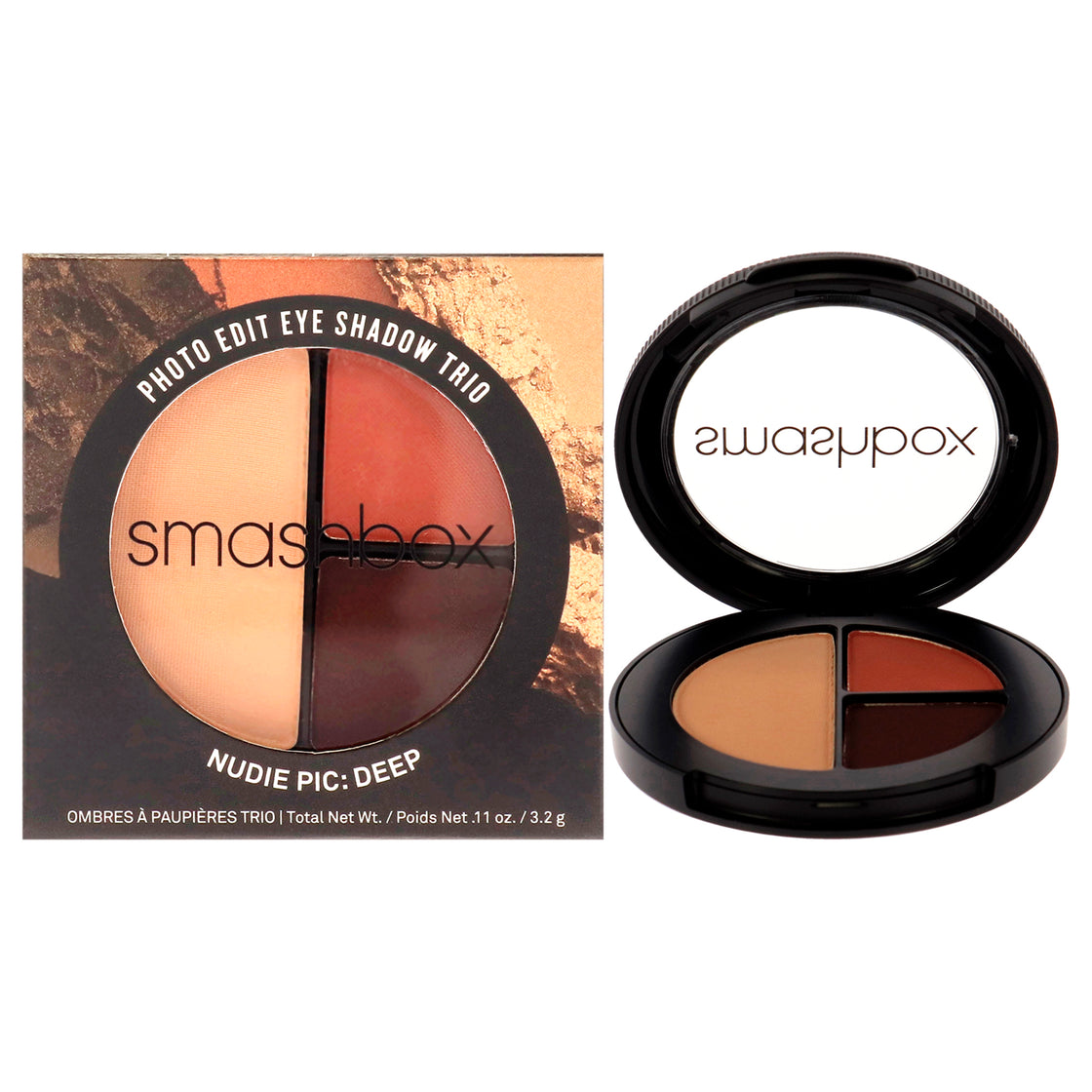 Photo Edit Eye Shadow Trio - Deep by SmashBox for Women - 0.11 oz Eye Shadow