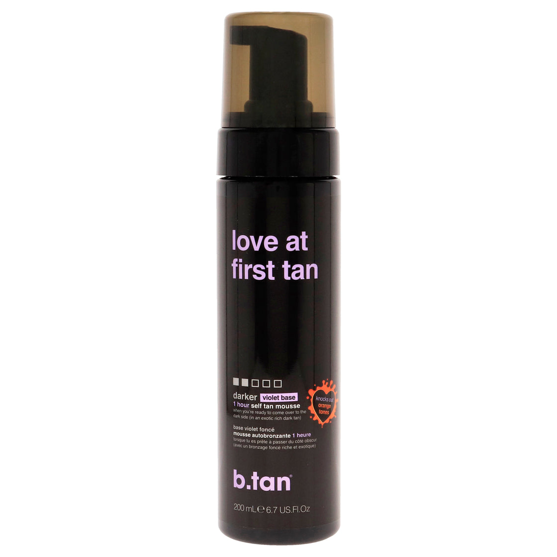 Love At First Tan Self Tan Mousse by B.Tan for Unisex - 6.7 oz Mousse