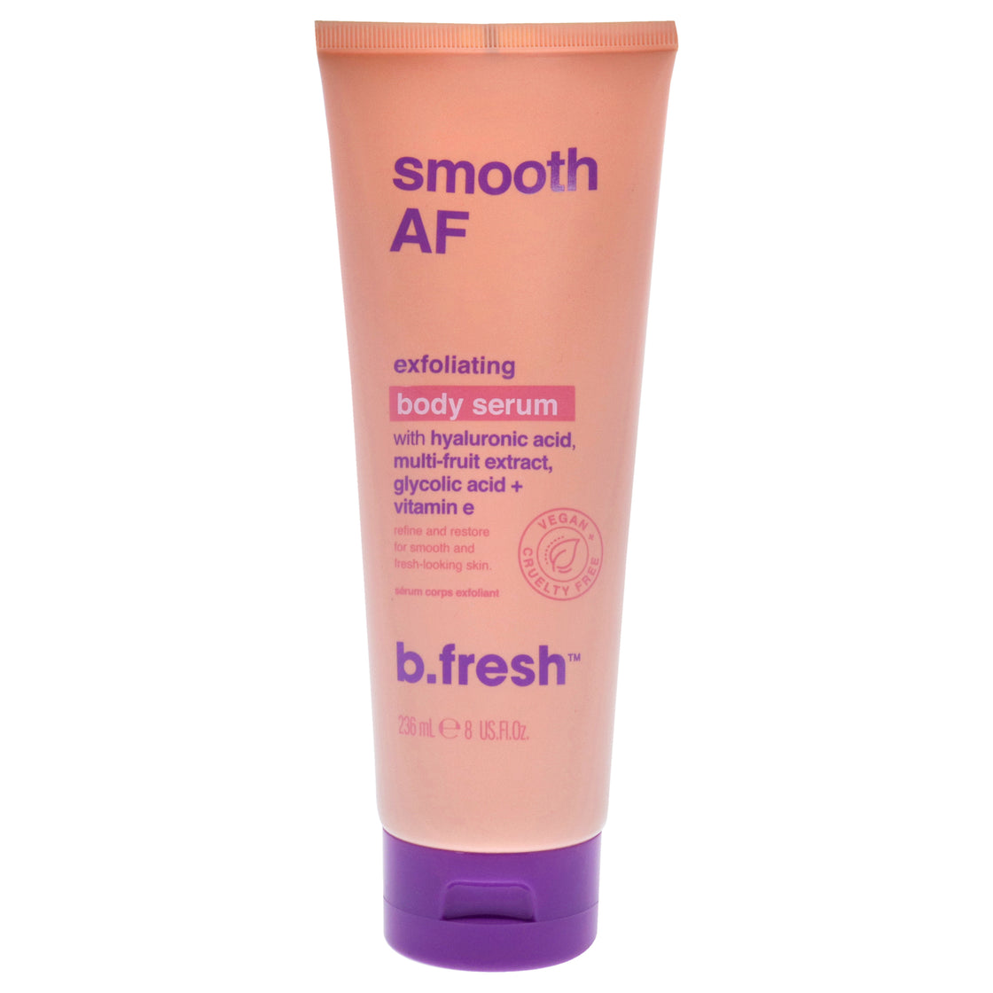 Smooth AF Exfoliating Body Serum by B.Fresh for Unisex - 8 oz Serum