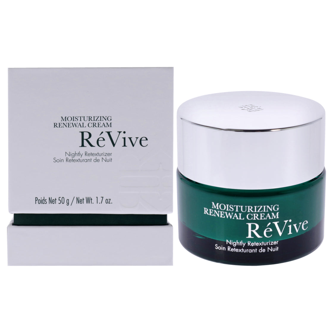 Moisturizing Renewal Cream Nightly Retexturizer by Revive for Women - 1.7 oz Cream