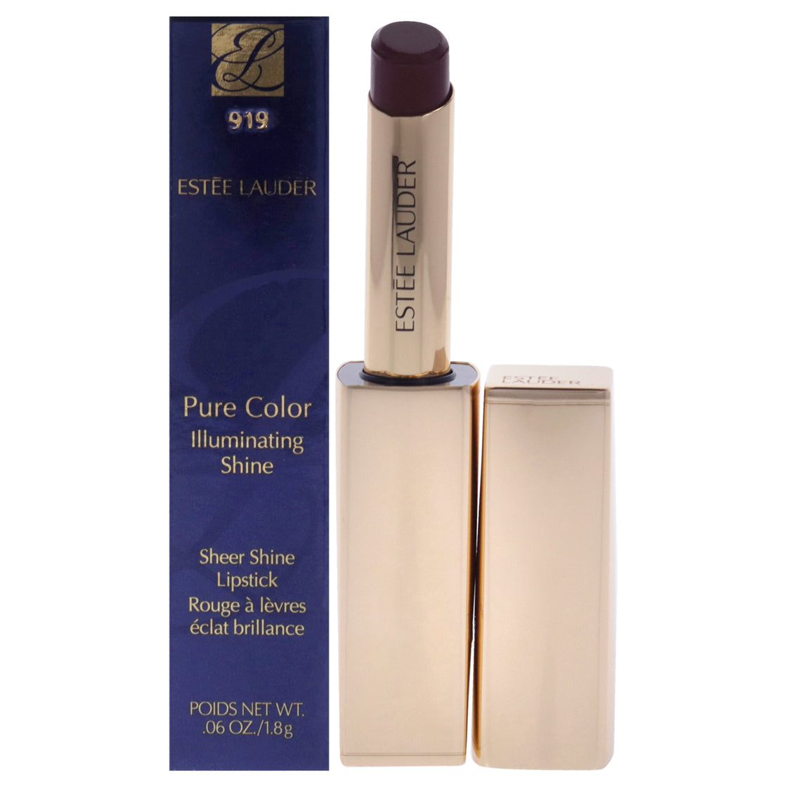 Pure Color Illuminating Shine Lipstick - 919 Fantastical by Estee Lauder for Women - 0.06 oz Lipstick