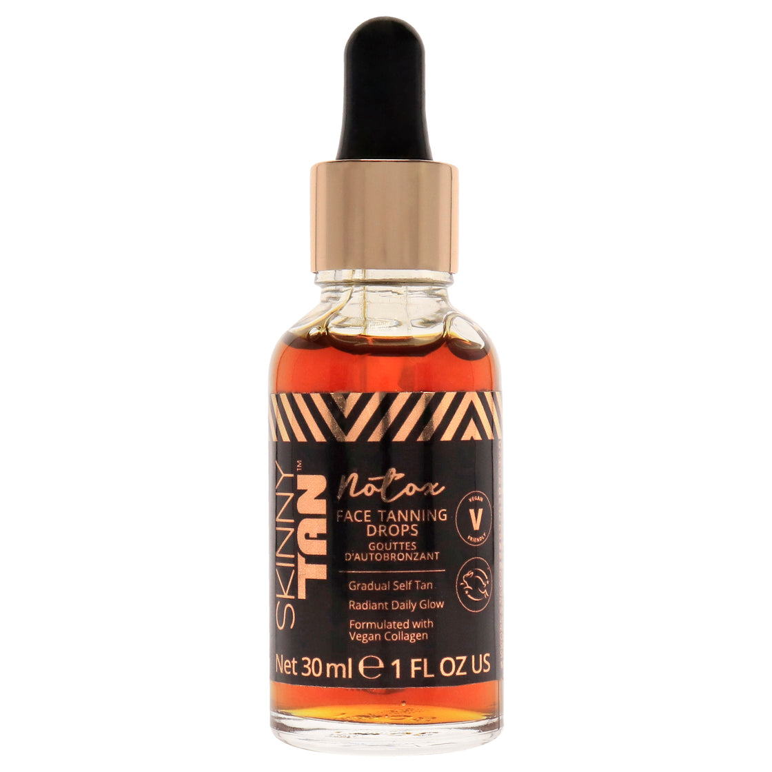 Notox Face Tanning Drops by Skinny Tan for Women - 1 oz Serum