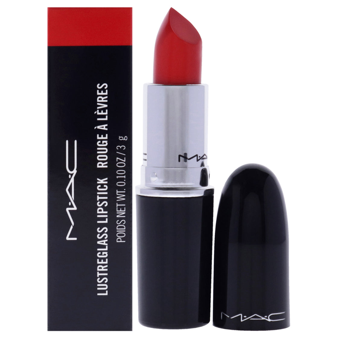 Lustreglass Lipstick - TNTeaser by MAC for Women - 0.1 oz Lipstick