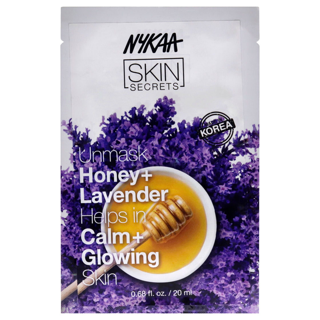 Skin Secrets Sheet Mask - Honey and Lavender by Nykaa Naturals for Women - 1 Pc Mask