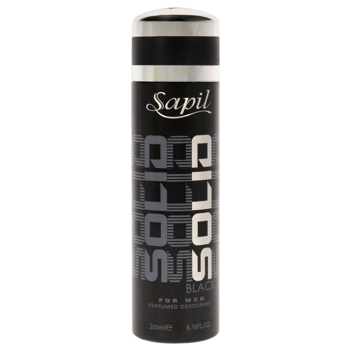 Solid Black by Sapil for Men - 6.76 oz Deodorant Spray