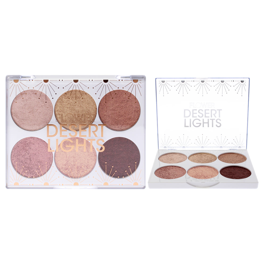 Desert Lights Shadow Palette by Flower Beauty for Women - 0.7 oz Palette