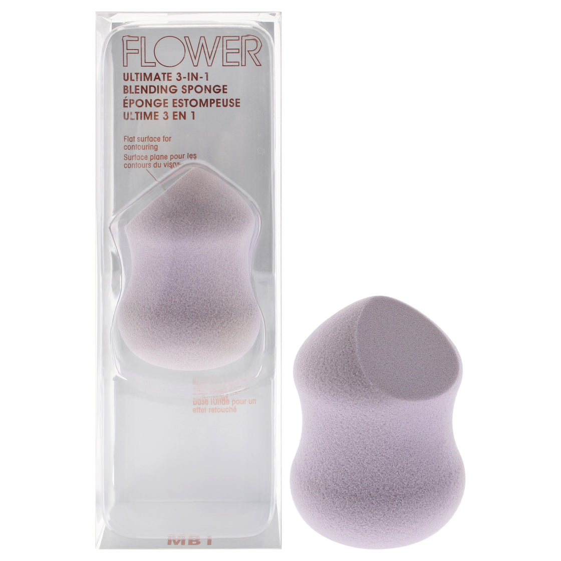 Ultimate 3-in-1 Blending Sponge - MB1 by Flower Beauty for Women - 1 Pc Sponge