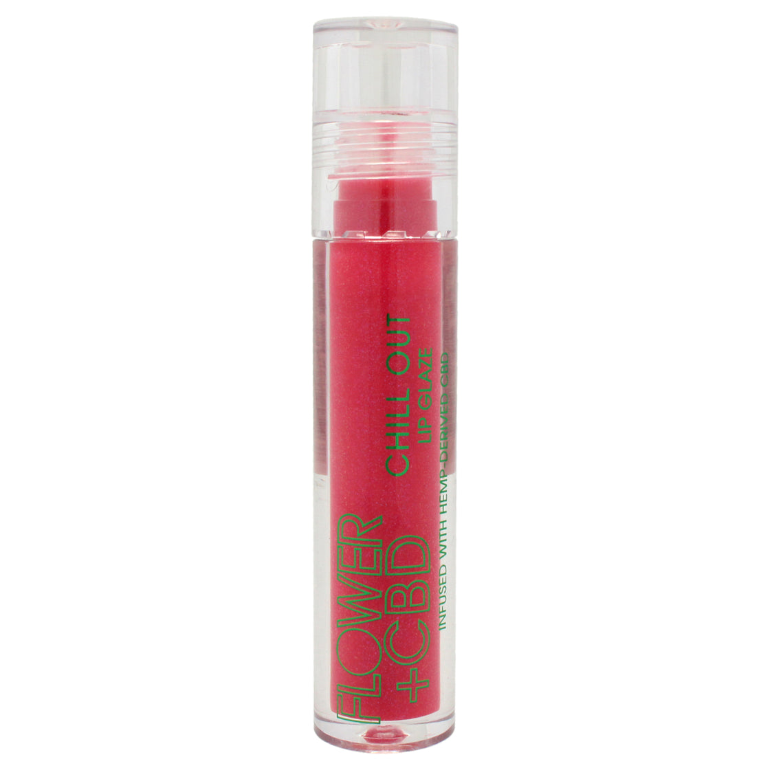 CBD Chill Out Lip Glaze - Lets Roll by Flower Beauty for Women - 0.1 oz Lip Gloss