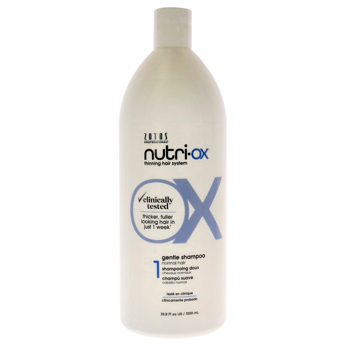 Nutri-ox Gentle Shampoo by Zotos for Unisex - 33.8 oz Shampoo