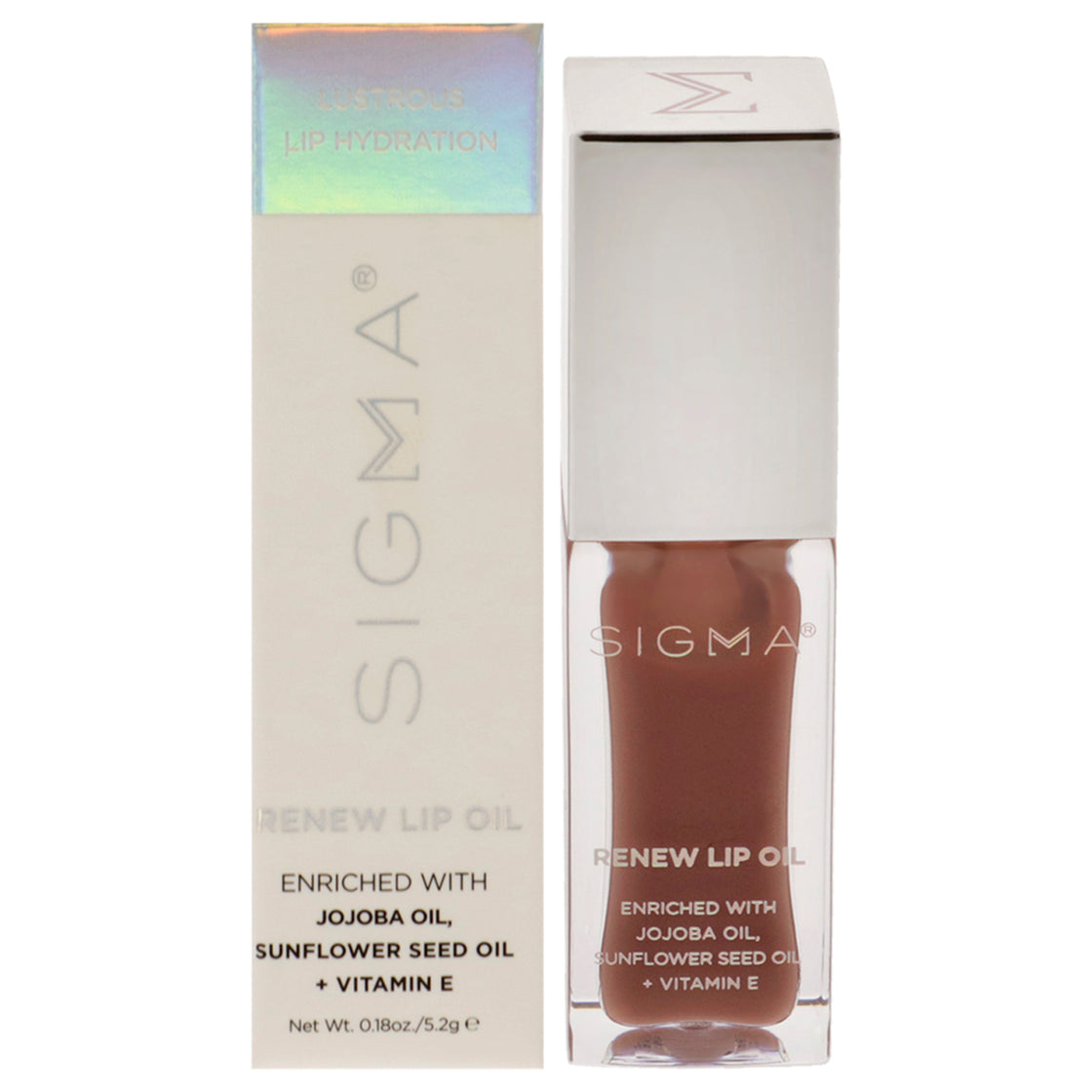 Renew Lip Oil - Tint by SIGMA for Women - 0.18 oz Lip Oil