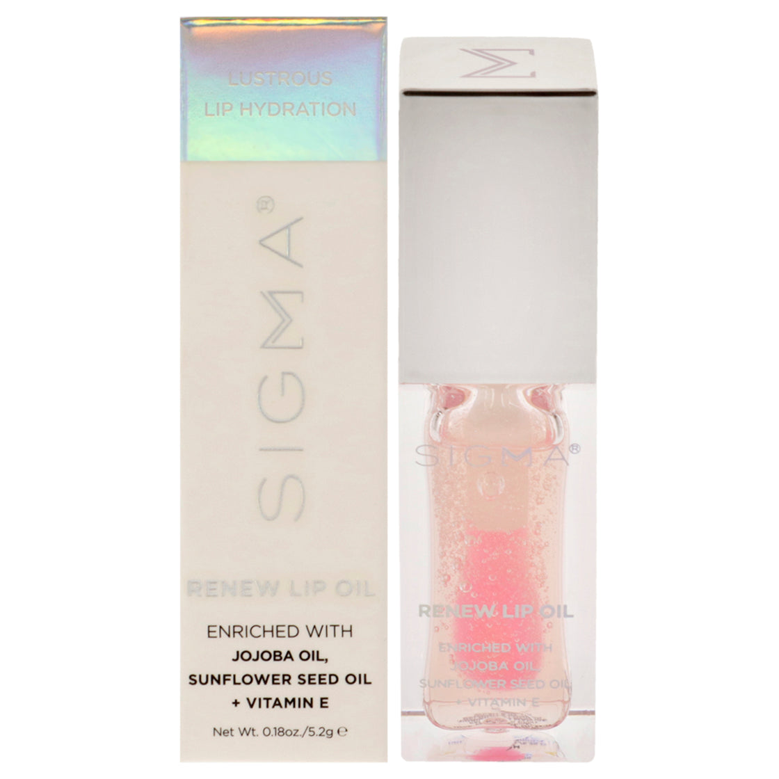 Renew Lip Oil - Hush by SIGMA for Women - 0.18 oz Lip Oil