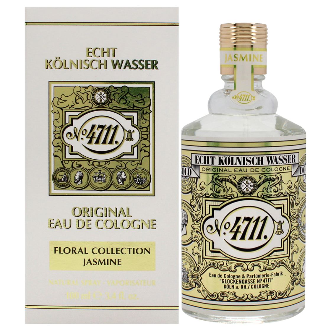 4711 Floral Collection - Jasmine by Muelhens for Unisex - 3.4 oz EDC Spray