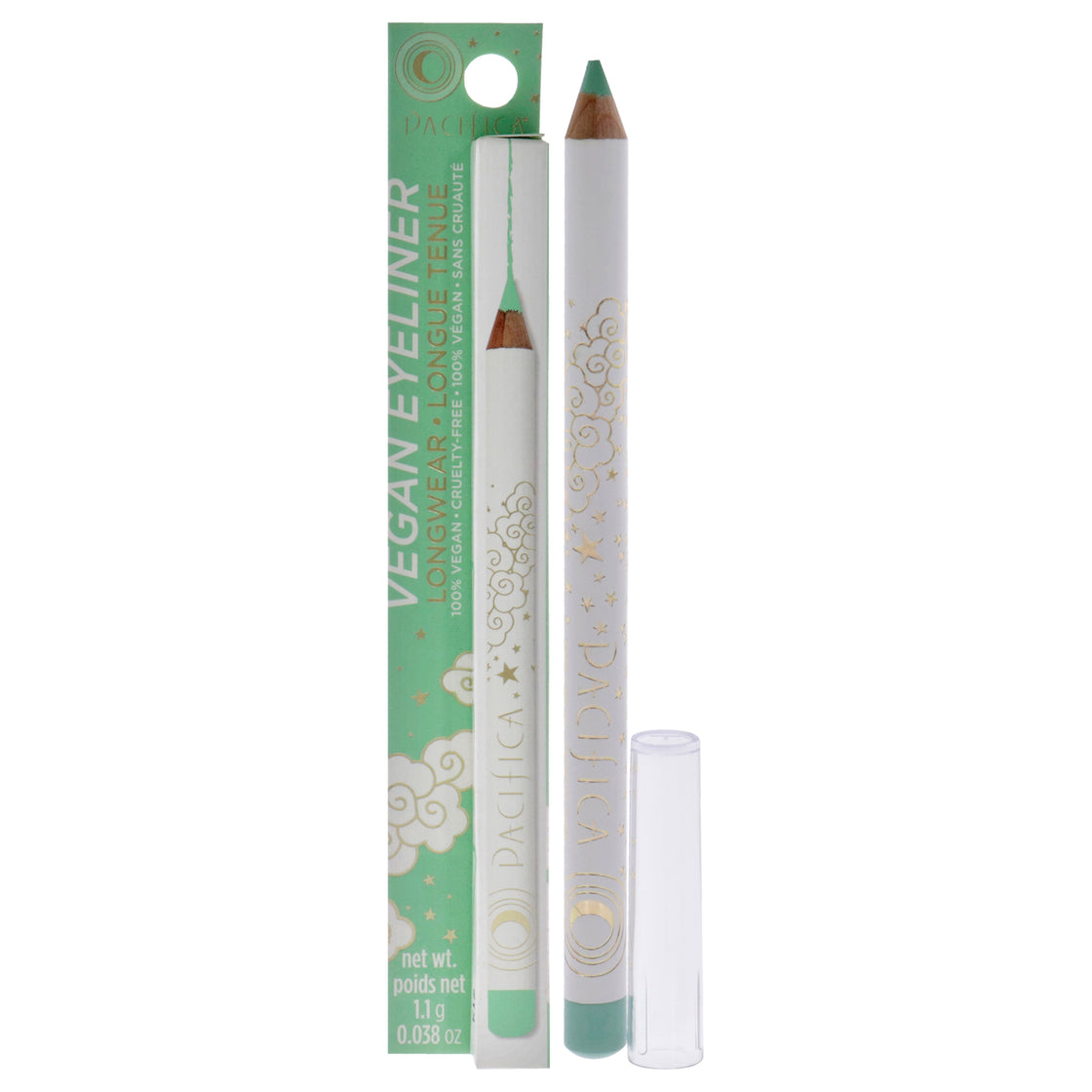 Vegan Longwear Eyeliner - Minty by Pacifica for Women - 0.038 oz Eyeliner