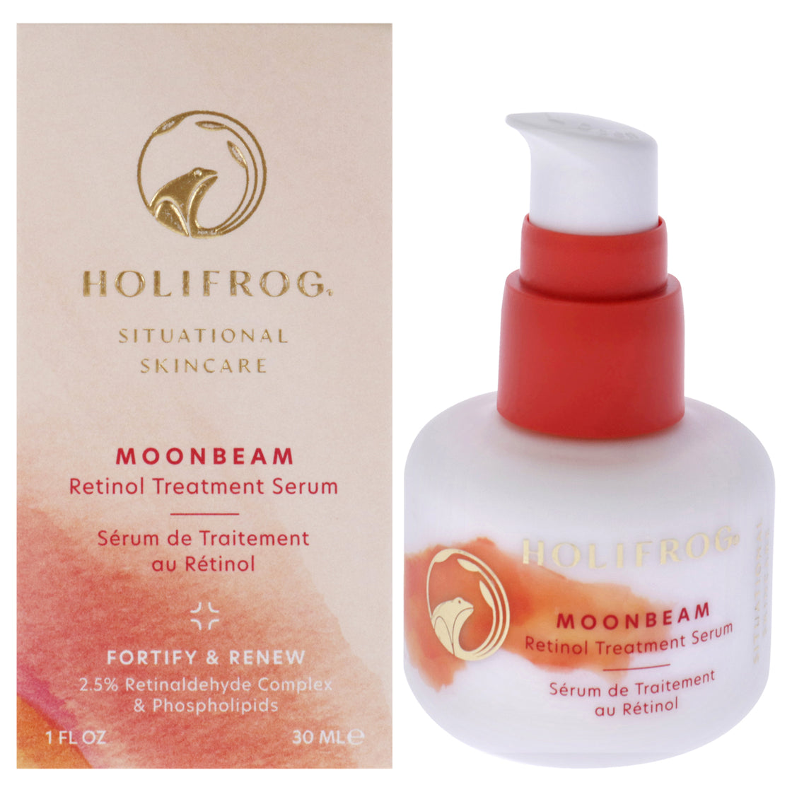 Moonbeam Retinol Treatment Serum by HoliFrog for Women - 1 oz Serum