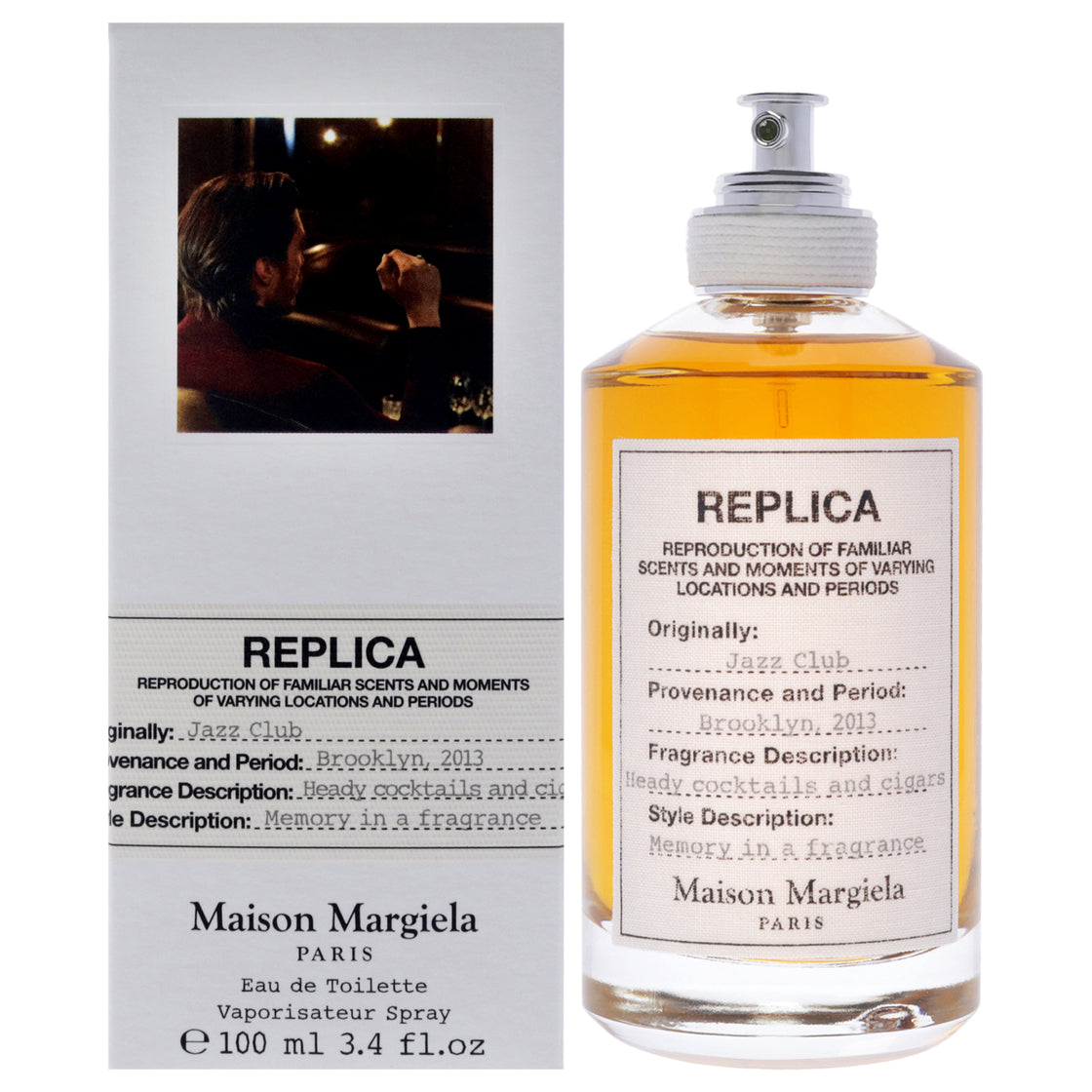 Replica Jazz Club by Maison Margiela for Men - 3.4 oz EDT Spray