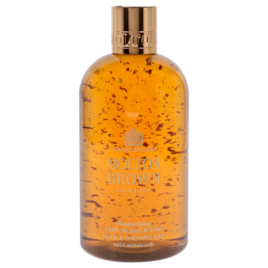 Mesmerising Oudh Accord and Gold by Molton Brown for Unisex - 10 oz Shower Gel