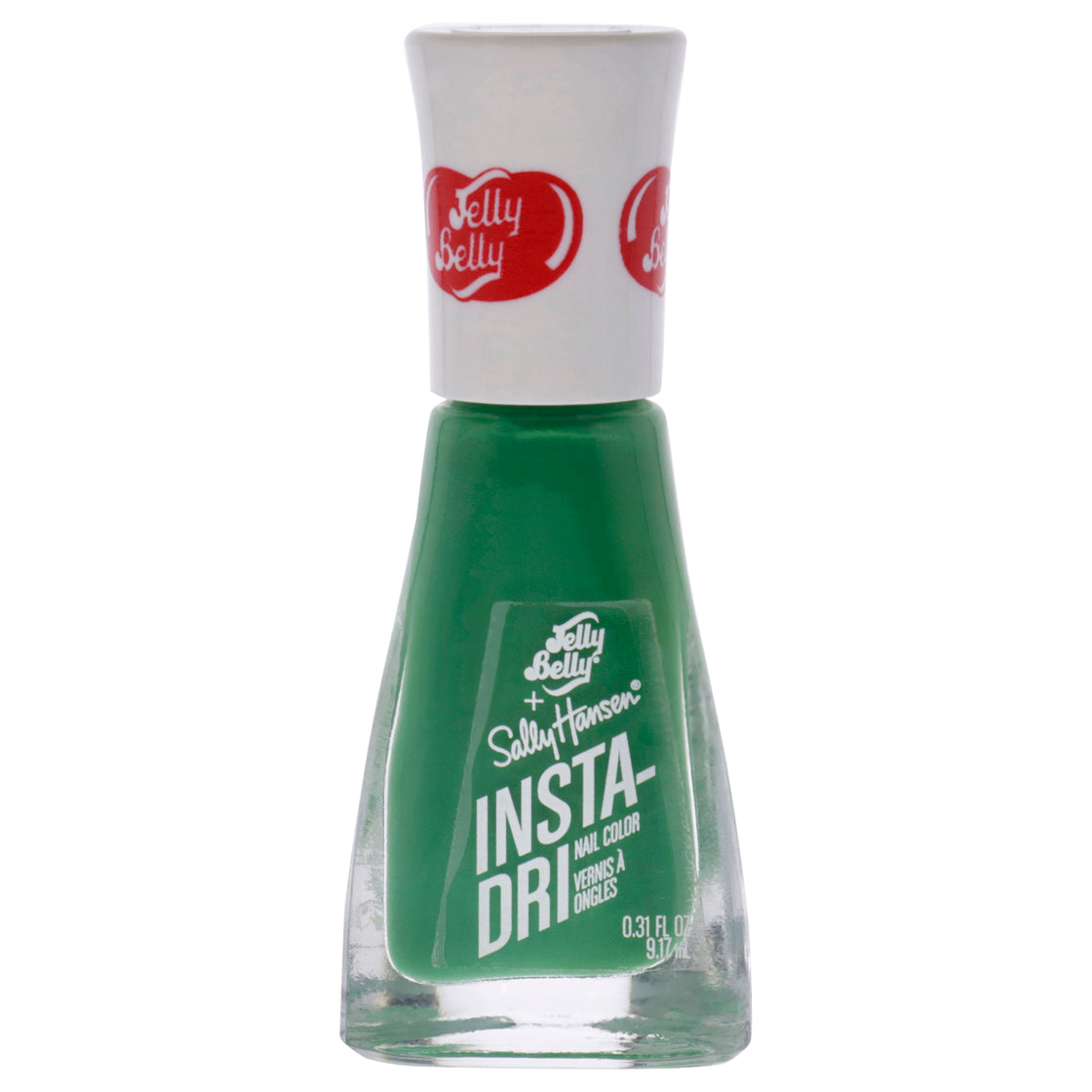 Insta-Dri Jelly Belly Nail Color - 632 Green Apple by Sally Hansen for Women - 0.31 oz Nail Polish