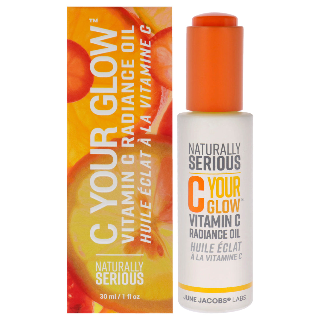 C Your Glow Vitamin C Radiance Oil by Naturally Serious for Unisex - 1 oz Oil