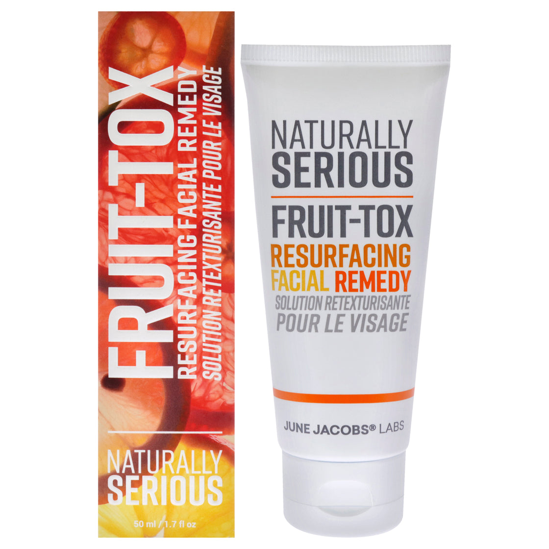 Fruit-Tox Resurfacing Facial Remedy by Naturally Serious for Unisex - 1.7 oz Exfoliator