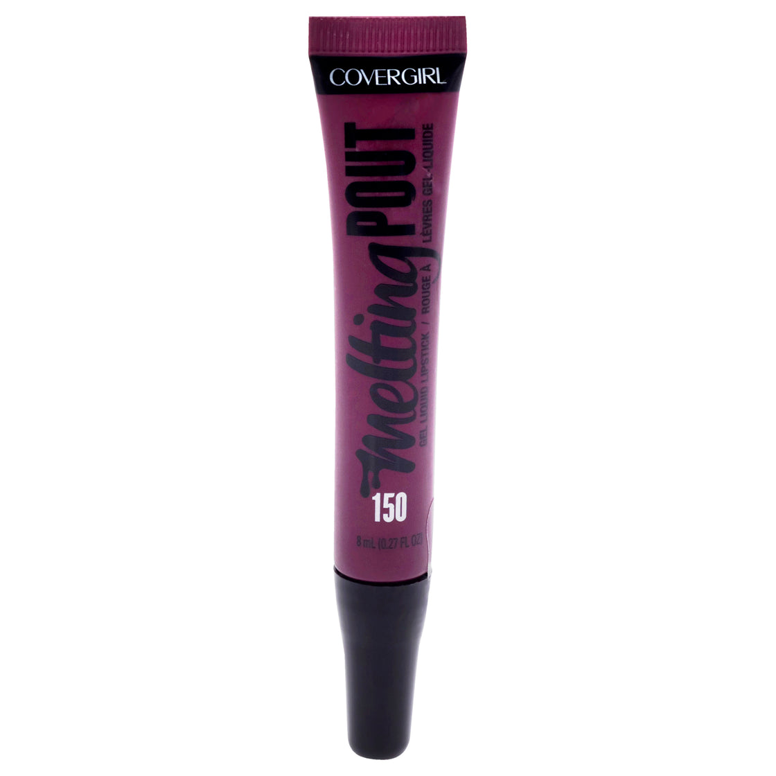 Melting Pout Gel Liquid Lipstick - 150 Raspberry Gelly by CoverGirl for Women - 0.27 oz Lipstick