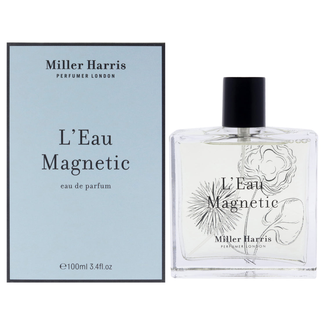 LEau Magnetic by Miller Harris for Unisex - 3.4 oz EDP Spray