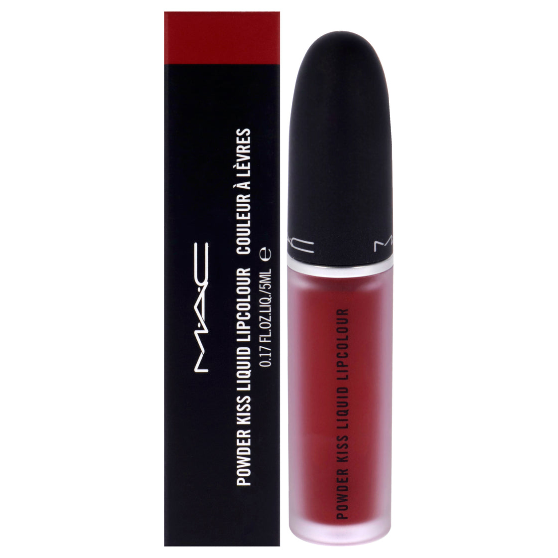 Powder Kiss Liquid Lipcolor - 975 Ruby Boo by MAC for Women - 0.17 oz Lipstick