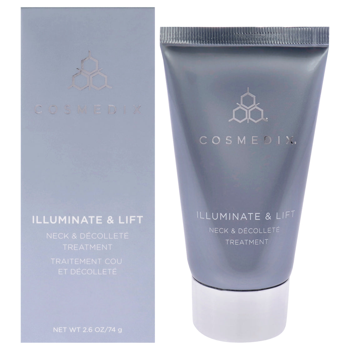 Illuminate and Lift Neck and Decollete Moisturizer by Cosmedix for Unisex - 2.6 oz Moisturizer