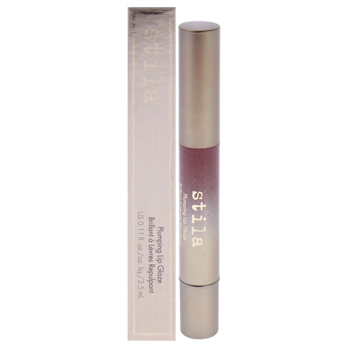 Plumping Lip Glaze - Cinnamon by Stila for Women - 0.11 oz Lip Gloss