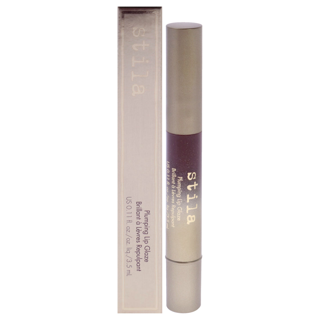 Plumping Lip Glaze - Maple by Stila for Women - 0.11 oz Lip Gloss