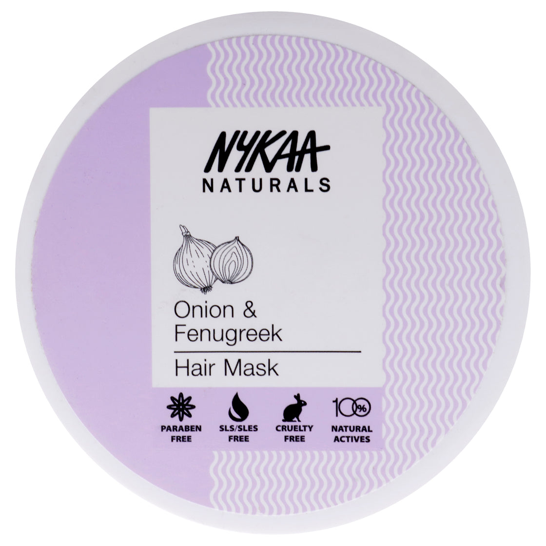 Hair Mask - Onion and Fenugreek by Nykaa Naturals for Women - 6.76 oz Masque