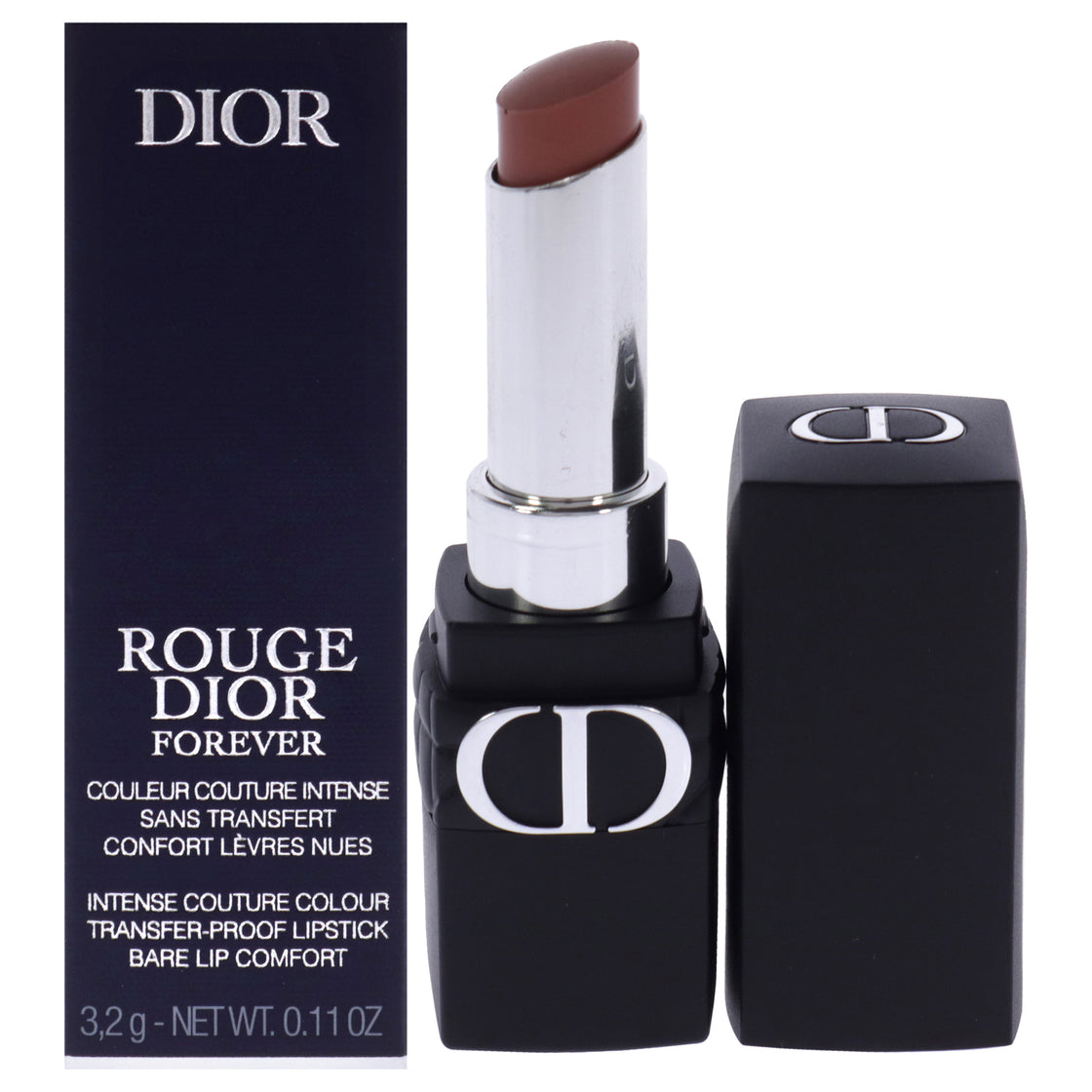 Rouge Forever Transfer Proof Lipstick - 200 Forever Nude by Christian Dior for Women - 0.11 oz Lipstick