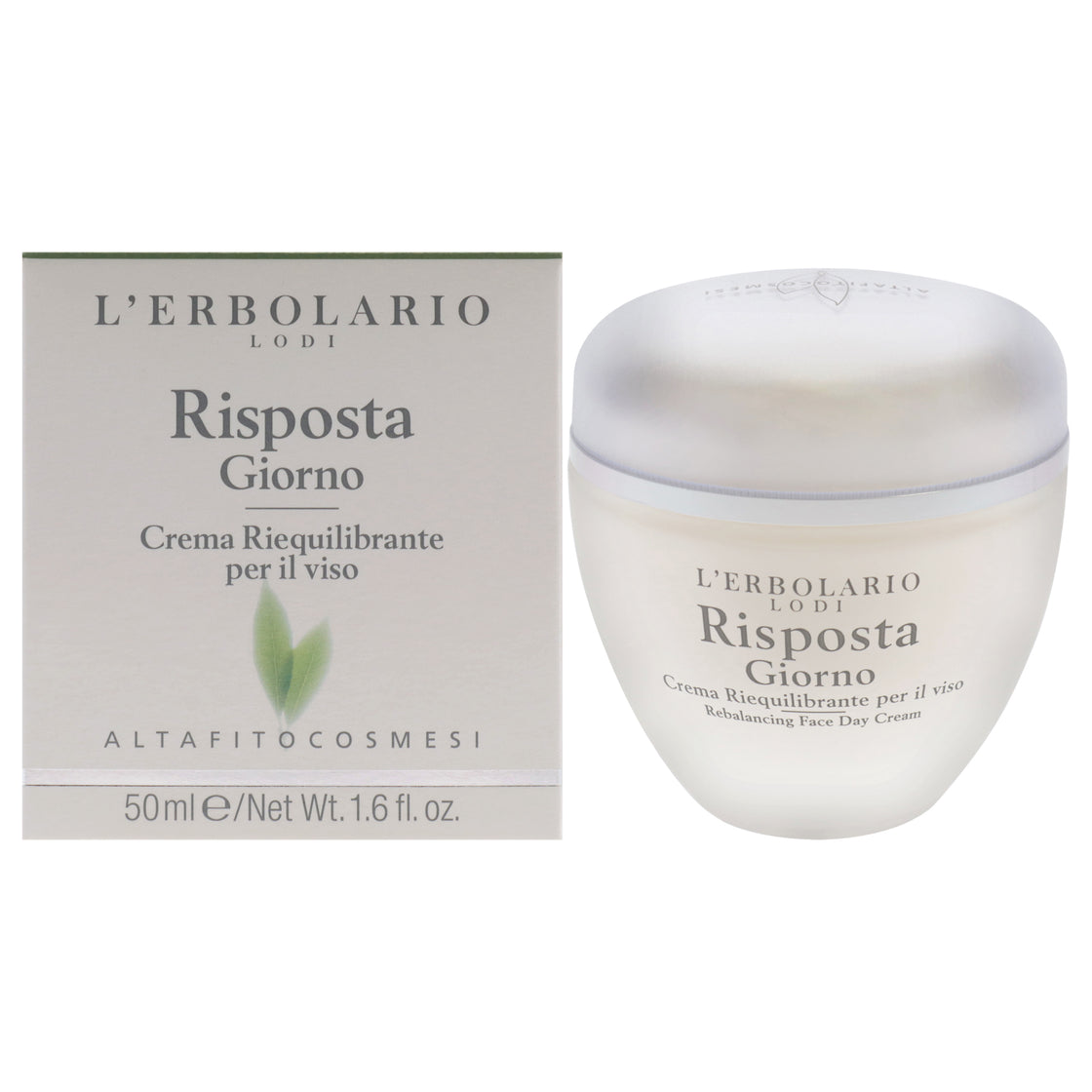 Risposta Day Rebalancing Face Cream by LErbolario for Women - 1.6 oz Cream