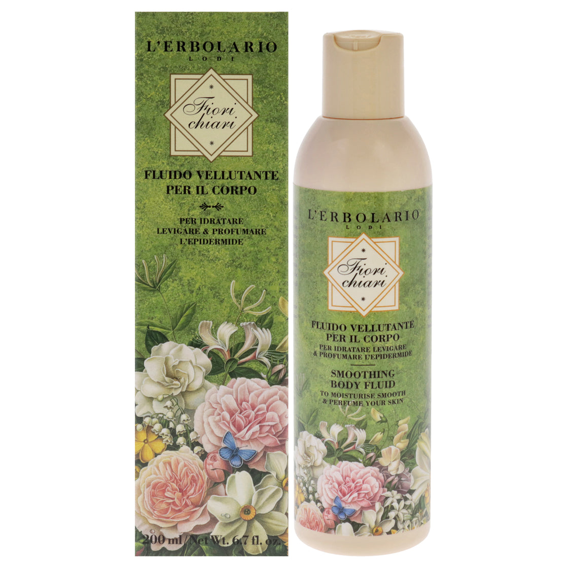 Fiorichiari Smoothing Body Fluid by LErbolario for Unisex - 6.7 oz Moisturizer