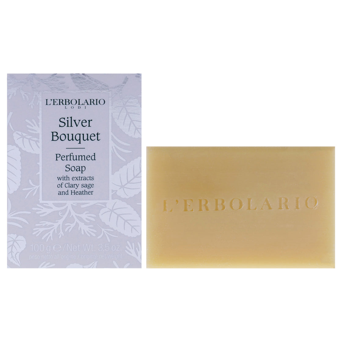 Perfumed Soap - Silver Bouquet by LErbolario for Unisex - 3.5 oz Soap