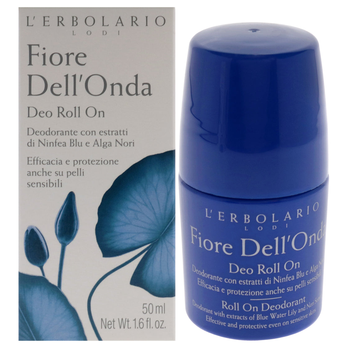 Roll On Deodorant - Fiore Dell Onda by LErbolario for Unisex - 1.6 oz Deodorant Roll-On