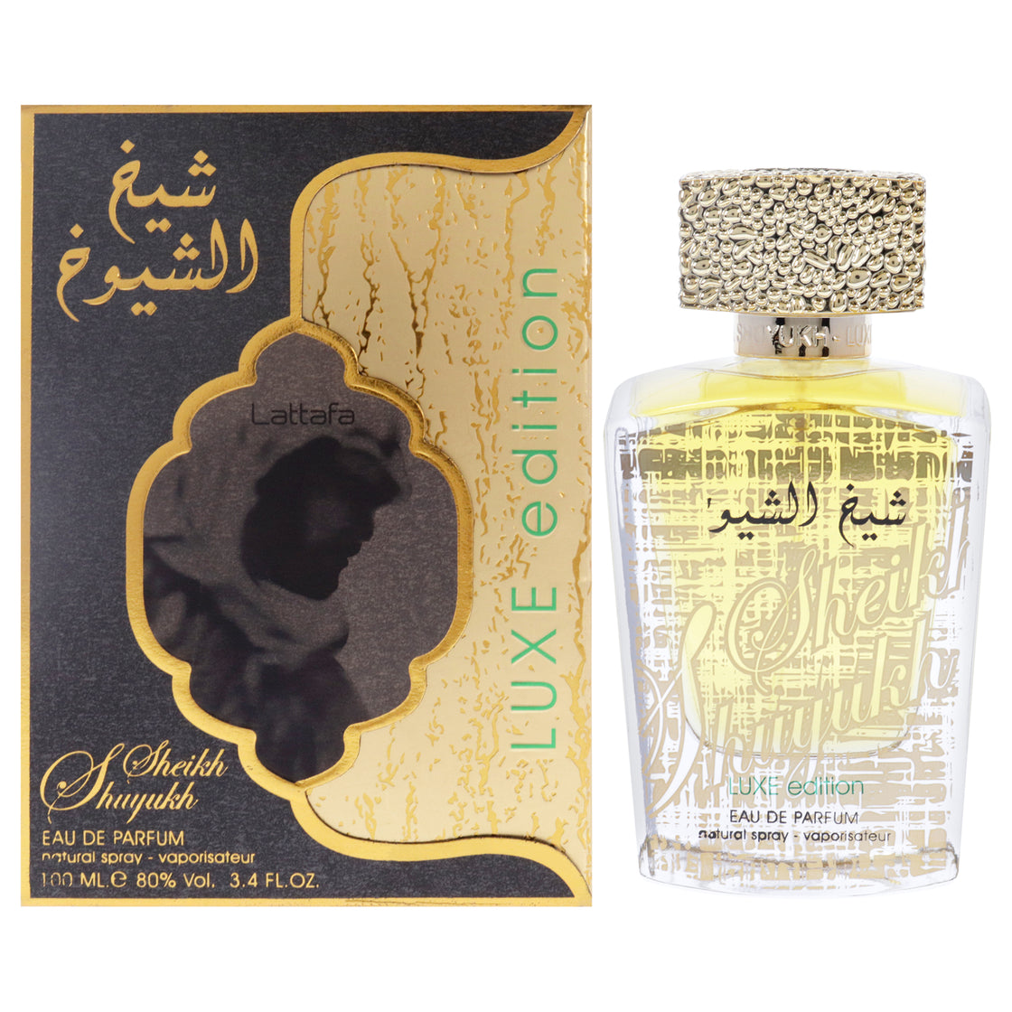 Sheikh Al Shuyuk Luxe Edition by Lattafa for Unisex - 3.4 oz EDP Spray