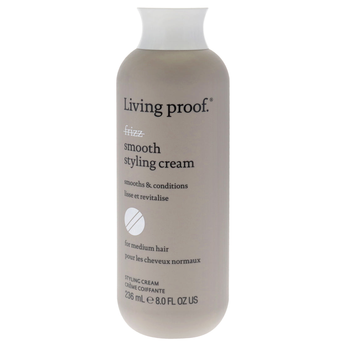 No Frizz Smooth Styling Cream by Living Proof for Unisex - 8 oz Cream