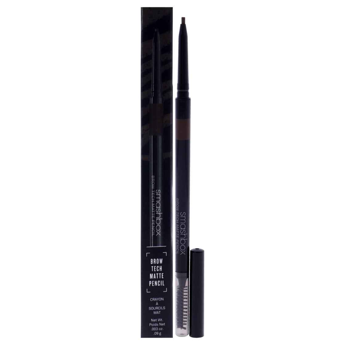 Brow Tech Matte Pencil - Brunette by SmashBox for Women - 0.003 oz Eyebrow Pencil