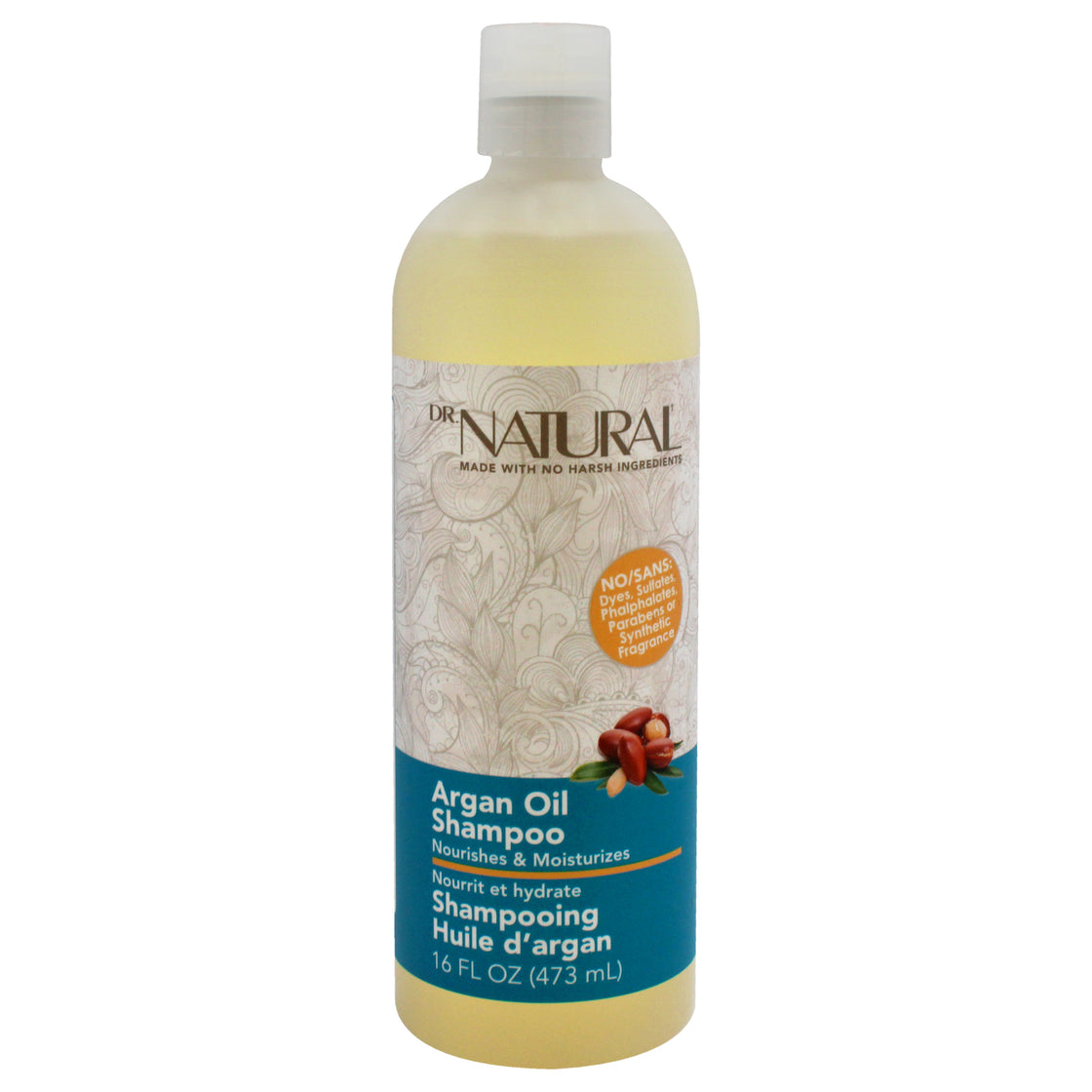 Nourishing Shampoo - Argan Oil by Dr. Natural for Unisex - 16 oz Shampoo