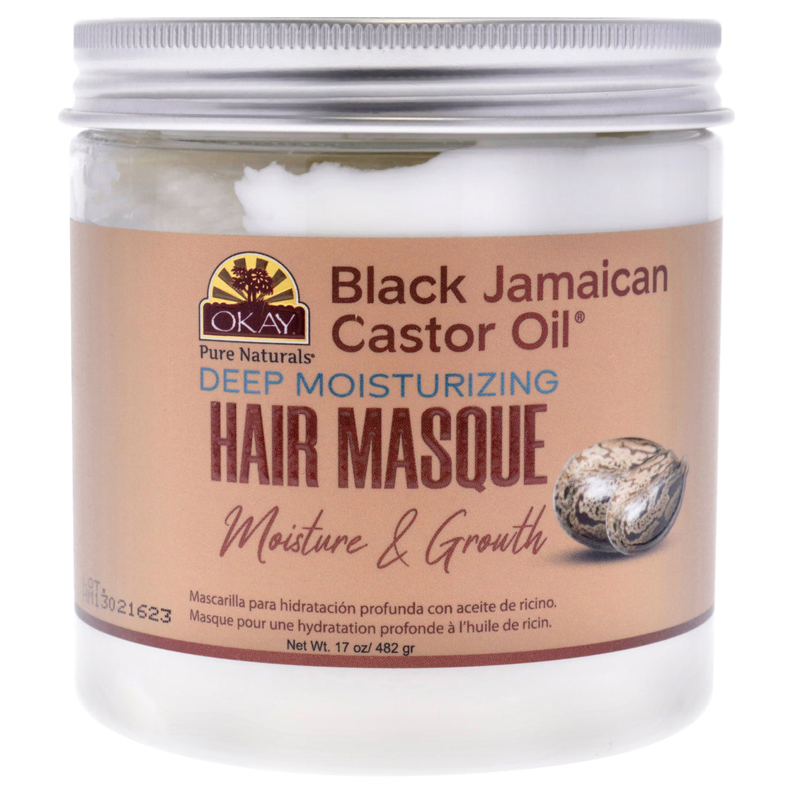 Black Jamaican Castor Oil Hair Masque by Okay for Unisex - 17 oz Masque