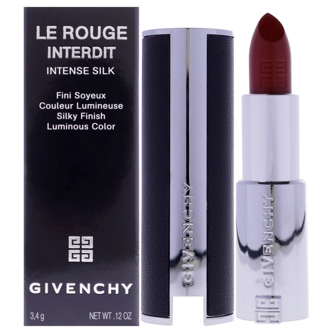 Le Rouge Interdit Intense Silk Lipstick - 319 Rouge Santal by Givenchy for Women - 0.12 oz Lipstick (Refillable)