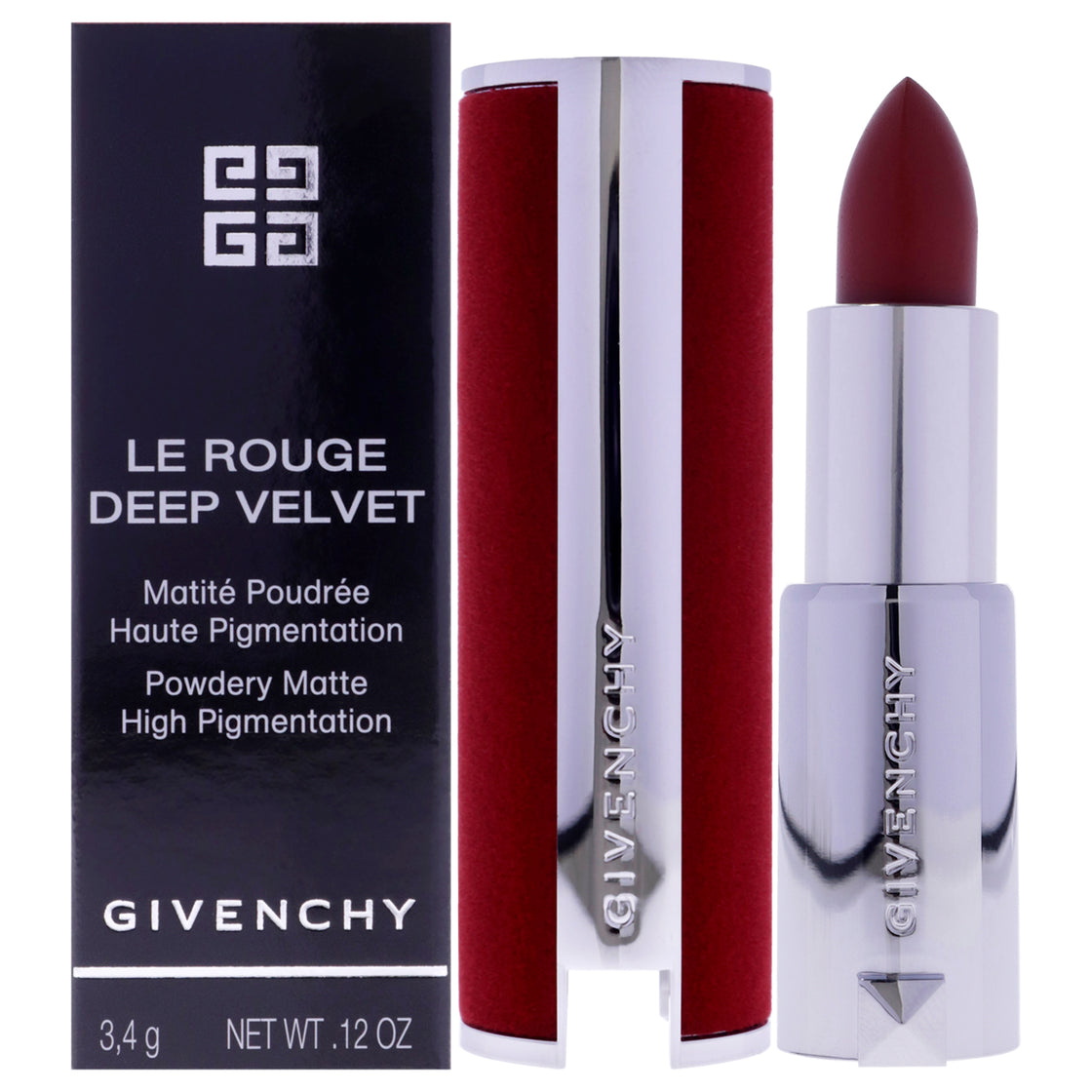 Le Rouge Deep Velvet Matte Lipstick - 37 Rouge by Givenchy for Women - 0.12 oz Lipstick