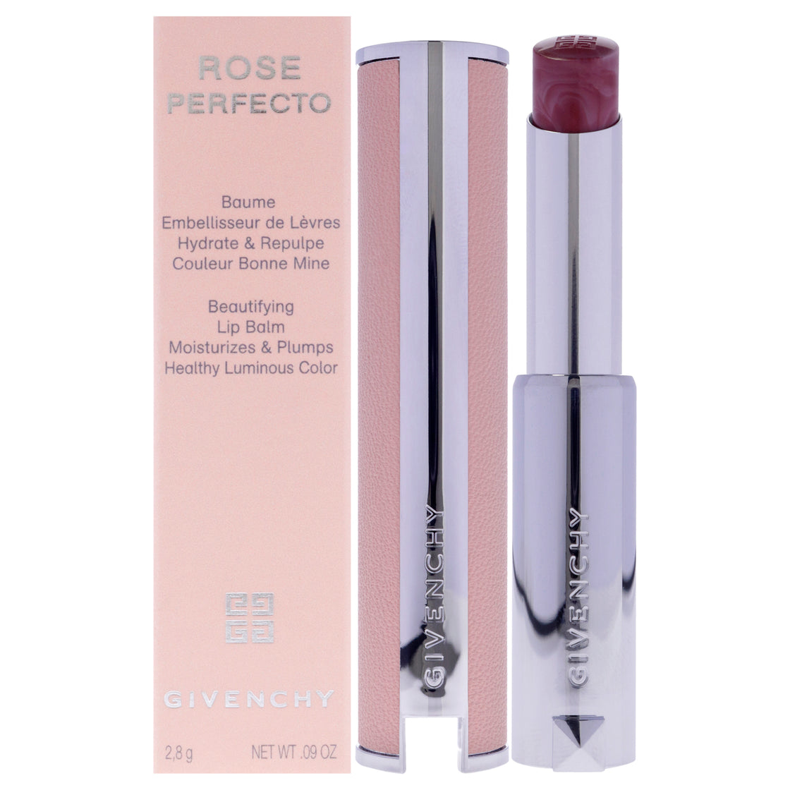 Rose Perfecto Plumping Lip Balm - 102 Feeling Nude by Givenchy for Women - 0.09 oz Lip Balm