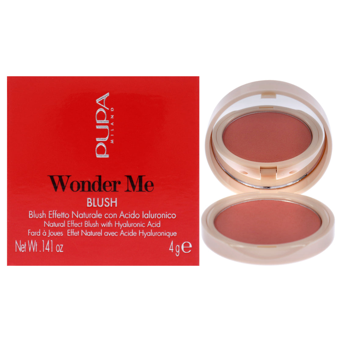 Wonder Me Blush - 004 - True Love Matte by Pupa Milano for Women - 0.141 oz Blush