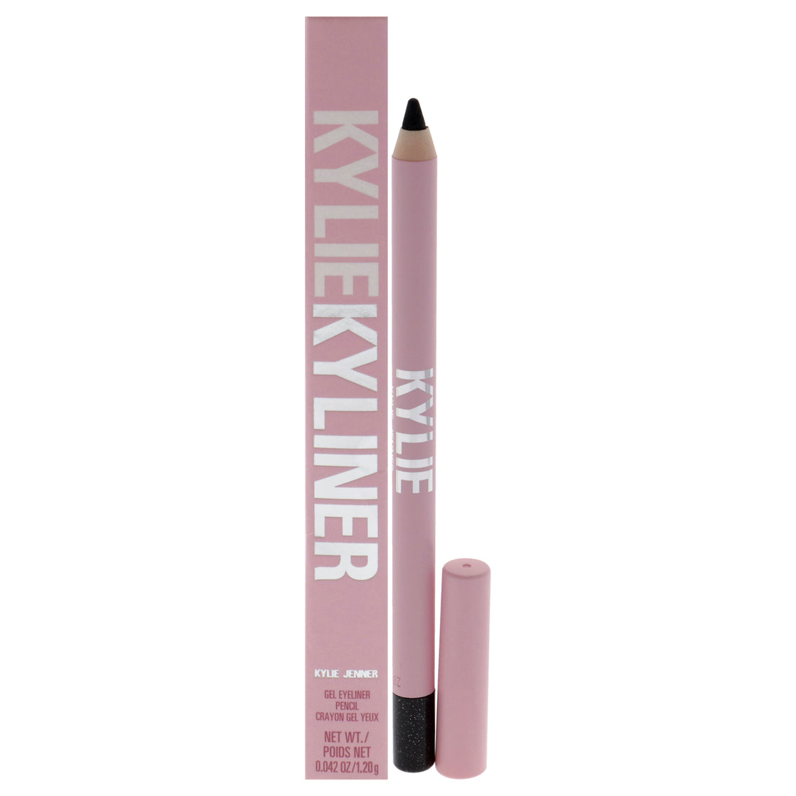 Kyliner Gel Eyeliner Pencil - 009 Black Shimmer by Kylie Cosmetics for Women - 0.042 oz Eyeliner