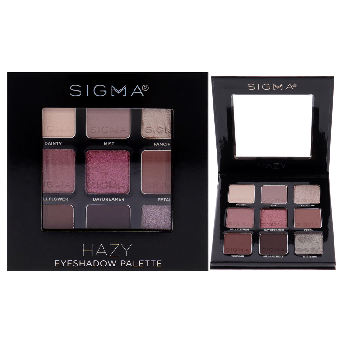 Eyeshadow Palette - Hazy by SIGMA for Women - 0.032 oz Eye Shadow