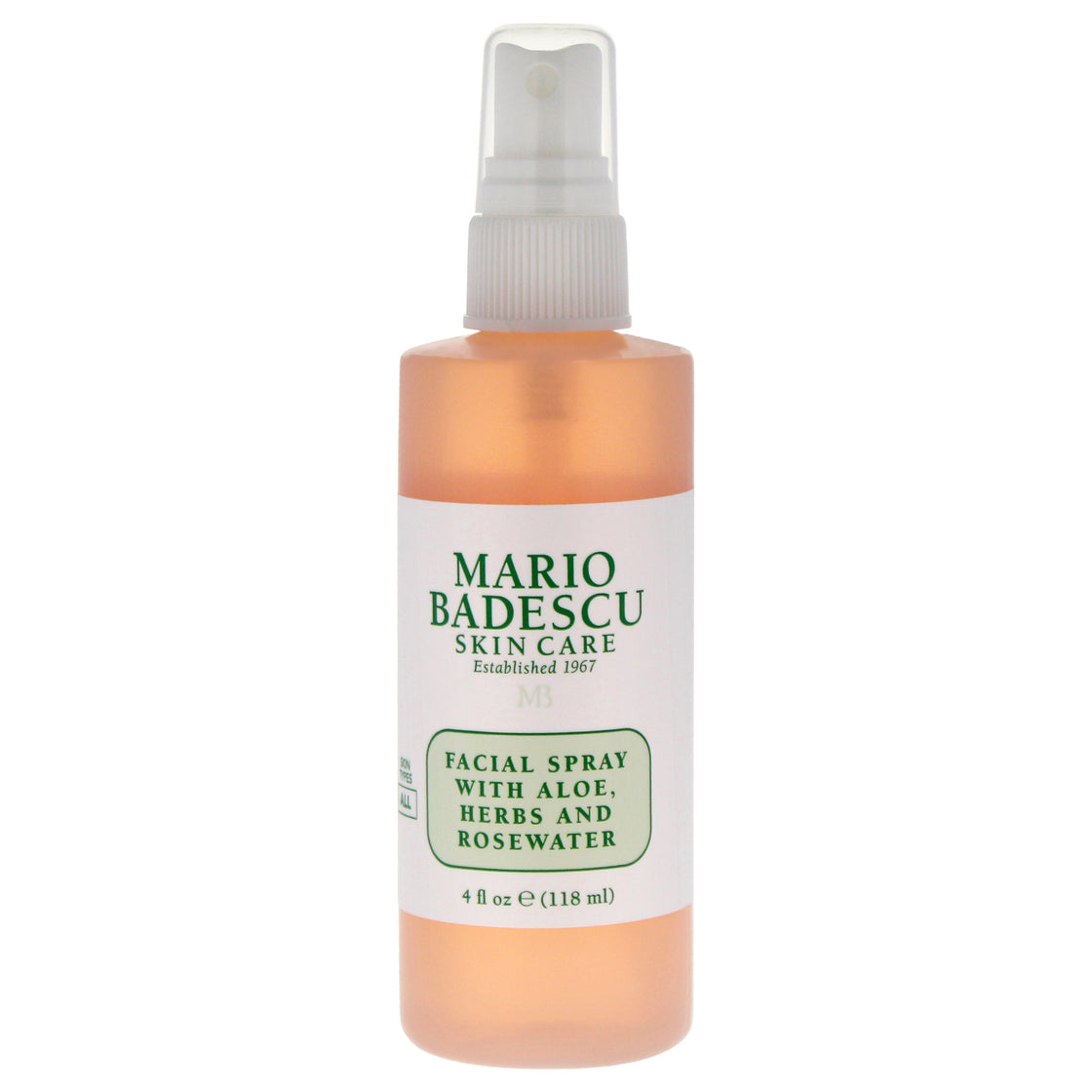 Facial Spray with Aloe Herbs And Rosewater by Mario Badescu for Unisex - 4 oz Spray